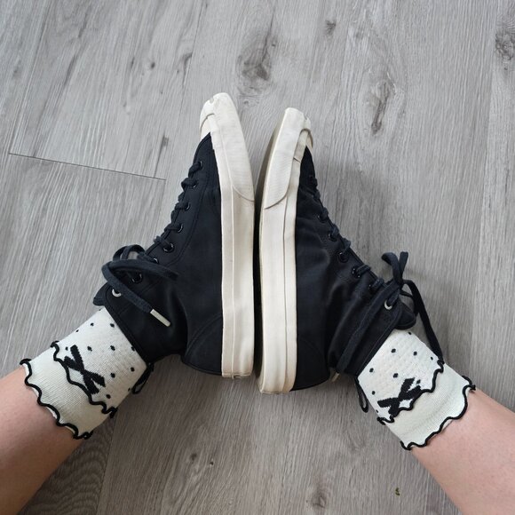 Converse x Hancock Vulcanised Articles Jack Purcell black sneakers | WMS 9.5 - Picture 9 of 11